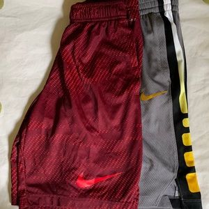 EUC Nike boys Large athletic shorts 2 pairs